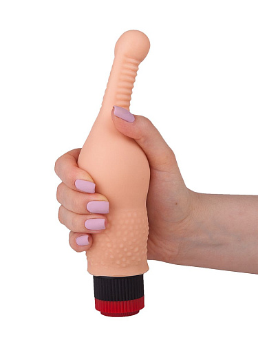 Телесный анальный вибромассажёр с тонким кончиком LOVETOY (А-Полимер) 112200 (18,8 см)