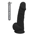 Чёрный фаллоимитатор на присоске Dream Toys DILDO 8.5INCH 21566 (20 см)