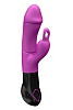 Фиолетовый вибратор с клиторальным отростком Adrien Lastic Ares 11083 (19,8 см)
