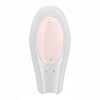 Белый вибратор для пар с управлением через приложение Satisfyer Double Joy J2008-16-2