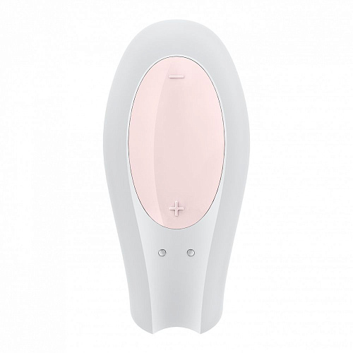 Белый вибратор для пар с управлением через приложение Satisfyer Double Joy J2008-16-2
