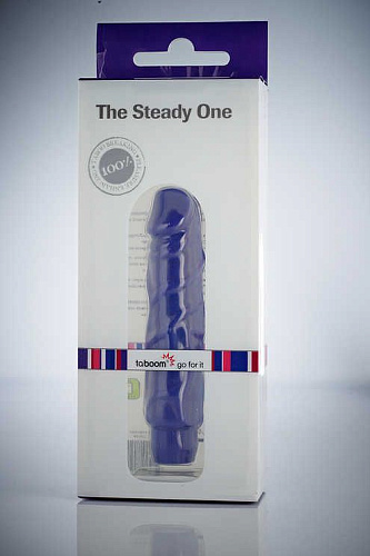 Вибратор синего цвета Taboom The Steady One DEL70017 (18,5 см)