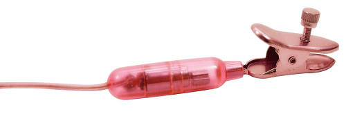 Розовые зажимы для сосков с вибрацией Orion Bad Kitty Nipple Buds 0571660