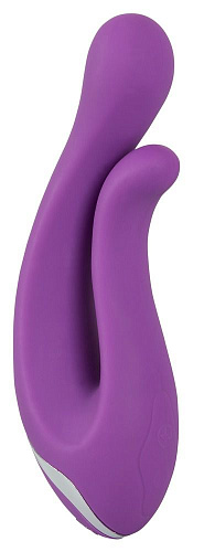 Фиолетовый перезаряжаемый вибратор Orion Javida Double Vibe 0583383