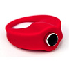 Красное эрекционное кольцо с вибрацией Topco Sales TLC CaliberVibrating Silicone Cock Ring 1006028