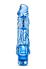 Голубой вибратор-реалистик Blush Novelties Wild Ride BL-30152 (23,5 см)