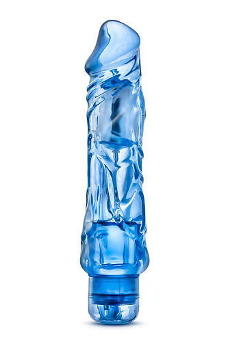 Голубой вибратор-реалистик Blush Novelties Wild Ride BL-30152 (23,5 см)