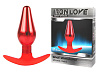Красная анальная каплевидная втулка Bior toys IL-28004-RED (10,9 см)