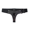 Чёрные трусики для страпона из натуральной кожи БДСМ арсенал 52001ars