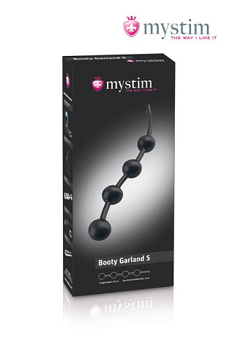 Малая анальная цепочка для электростимуляции MyStim Booty Garland S 46280 (30 см)