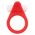 Красное эрекционное кольцо Dream Toys LIT-UP SILICONE STIMU RING 1 RED 21155