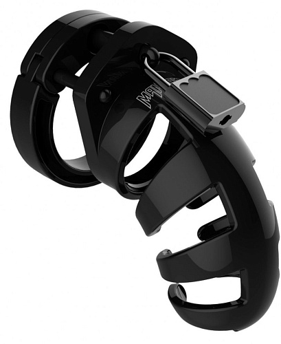 Чёрный мужской пояс верности Shots Media BV Model 02 Chastity MCG002BLK