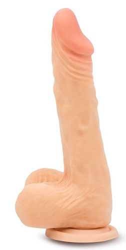Телесный реалистичный фаллоимитатор с присоской Пикантные штучки DP02027 (22 см)