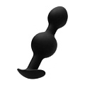 Чёрная анальная пробка Shots Media BV N 90 Self Penetrating Butt Plug SON090BLK (10,4 см)