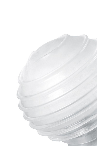 Прозрачный мастурбатор-шар с рёбрышками Штучки-дрючки 690806