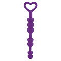 Анальная цепочка фиолетового цвета California Exotic Novelties Lia Love Beads SE-4560-03-3