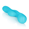 Голубой вибромассажёр со стимуляцией клитора California Exotic Novelties Impress Tongue SE-4420-12-3 (18 см)