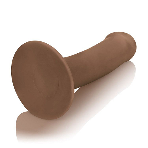 Бежевый вибромассажёр с присоской California Exotic Novelties LUXE Touch-Sensitive Vibrator SE-4400-40-3 (16,5 см)