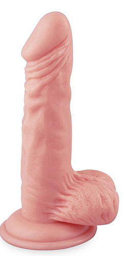 Телесный фаллоимитатор Howells 7 Dong with Balls 84013 flesh (16 см)
