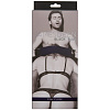 Поддержка чёрно-синего цвета Doc Johnson James Deen Black Blue Stay Close 8125-21-BX