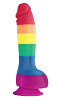 Радужный фаллоимитатор NS Novelties Pride Edition 6 Dildo NSN-0408-06 (21 см)