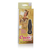 Чёрный мини-вибромассажёр California Exotic Novelties Coco Licious Hide Play Pocket Massagers SE-2932-05-3 (9 см)
