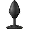 Чёрная анальная пробка Doc Johnson The Minis Spade Medium 0103-50-BX (10 см)