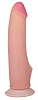 Реалистичный фаллоимитатор телесного цвета с бугорком LOVETOY (А-Полимер) 812100 (18,5 см)