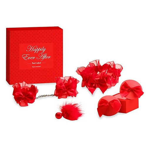 Красный эротический набор Bijoux Indiscrets Happily Ever After Red Label 0093