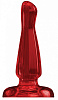 Красный анальный стимулятор Shots Media BV Bottom Line 5 Model 3 Acrylic Red -BTM010ACR (13 см)