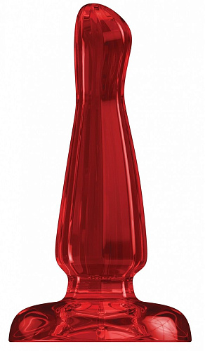 Красный анальный стимулятор Shots Media BV Bottom Line 5 Model 3 Acrylic Red -BTM010ACR (13 см)