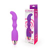 Фиолетовый вибромассажёр с изогнутым кончиком Bior toys CSM-23146 (17,5 см)