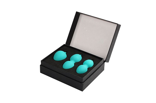 Набор зелёных вагинальных шариков со смещённым центром тяжести мятного цвета Svakom Nova Ball SSYB-GRN