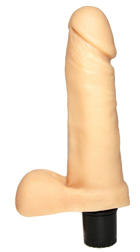 Вибратор с мошонкой телесного цвета Сумерки богов №4 102-04 BX SB (16,7 см)