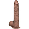 Большой коричневый фаллоимитатор Doc Johnson 0276-23-BX (24 см)