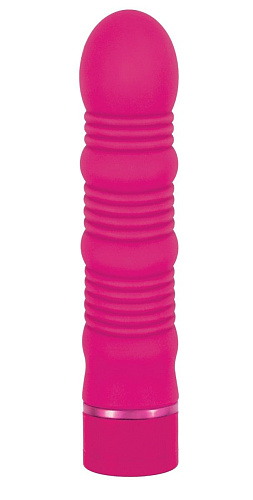 Ярко-розовый водонепроницаемый вибромассажёр NS Novelties PowerPlay Maxx Power Vibe NSN-0315-34 (19 см)