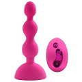 Розовый анальный вибростимулятор с пультом ДУ Howells Anal Beads S 189023pink (14,5 см)