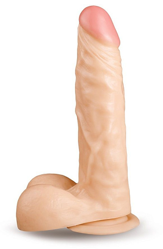 Телесный фаллоимитатор на присоске Brazzers DWS006 (22 см)