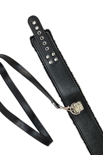 Чёрный ошейник с поводком Lola toys Circus 1085-01lola