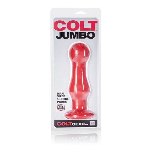 Красная анальная пробка California Exotic Novelties COLT Jumbo Probe SE-6872-55-2 (19,75 см)