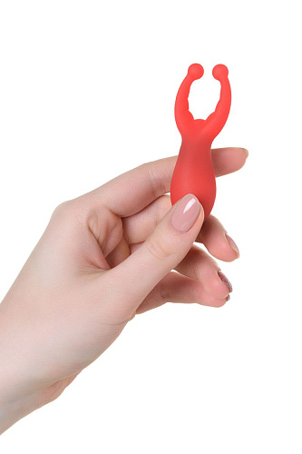 Красный мини-вибратор Штучки-дрючки «Штучка» 690002