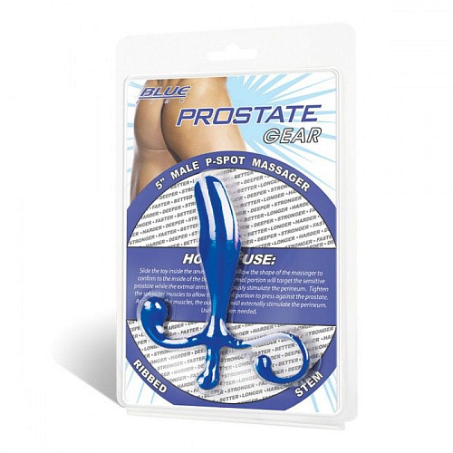 Синий массажёр простаты BlueLine 5 Male P-Spot BLM4006-BLU