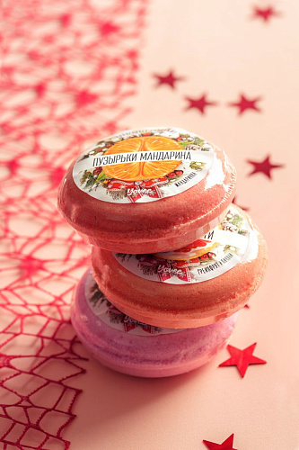 Бомбочка для ванны с ароматом мандарина ToyFa «Пузырьки мандарина» 722506