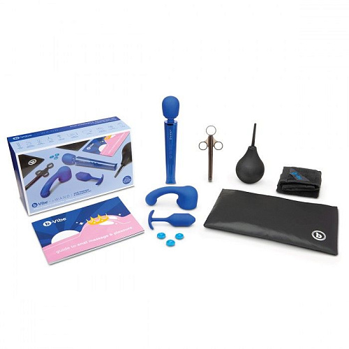 Большой набор для анальных игр из 10 предметов b-Vibe Anal Massage Education Set BV-025