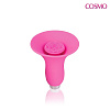 Розовый силиконовый вибромассажёр-бутон Bior toys CSM-23064