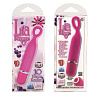 Розовый мини-вибромассажёр California Exotic Novelties Lia Mini Massager Plesure O SE-4559-41-3 (11,5 см)