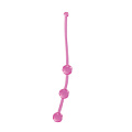 Розовая анальная цепочка Toyz4lovers JAMMY JELLY ANAL 3 BEADS PINK T4L-00700721 (15 см)