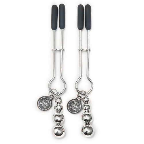 Металлические зажимы на соски Fifty Shades of Grey Adjustable Nipple Clamps FS-40186
