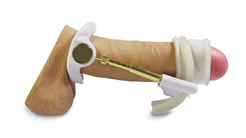 Бело-золотой экстендер для мужчин AndroPlus DP0001