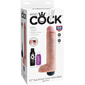 Телесный фаллоимитатор с эффектом эякуляции Pipedream King Cock 10 Squirting Cock PD5604-21 (25,4 см)